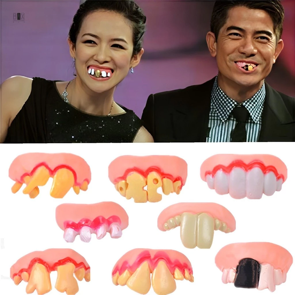 แวมไพร์ซอมบี้ฟันตลกฟันปลอมเอพริลฟูลส์หลอกวันของเล่นฮาโลวีนหากินตลกฟันปลอมขายส่ง