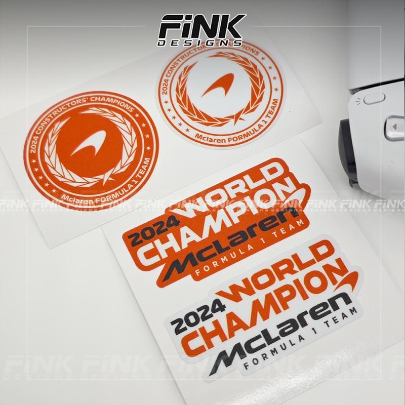 F1 McLaren Championship Fleet Sticker