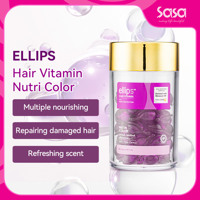 Ellips Hair Vitamin Nutri Color Enriched with vitamin E,Moroccan oil