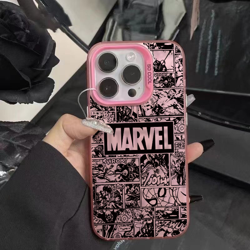 ❤️LUSI❤️เคสไอโฟน11 12 13 14 15 16 Pro Max Matte Cartoon การ์ตูน hard Case For iPhone 7 8 16 15 PLUS X/XS XR XSMAX - รูปที่ 5