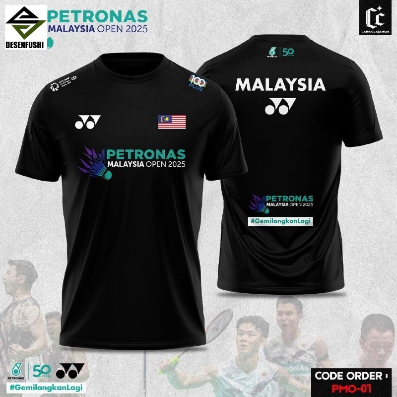 Spg jersey แบดมินตันชื่อที่กําหนดเอง yonex เด็ก victor เปิด 2025 petronas เสื้อกีฬา jersey