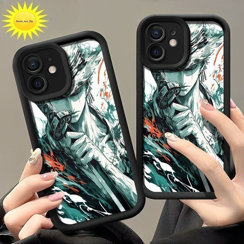 นุ่ม Matte Rose สีดําอะนิเมะภาพสําหรับ Xiaomi Redmi 15 15c Redmi 7 7a Redmi 8 8a Pro Redmi 9 9a 9c 9