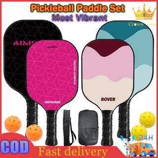 【Free Shipping】Lightweight  Pickleball Paddle with Comfort Grip and Durable Fiberglass surface for Indoor/Outdoor sport Pickleball Set  USAPA Approved
