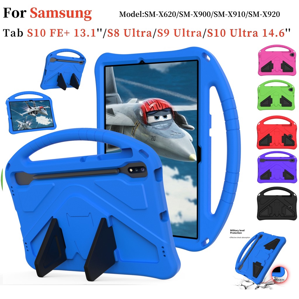 สําหรับ Samsung Galaxy Tab S10 FE + 13.1 S8 Ultra S9 Ultra S10 Ultra 14.6 เด็ก EVA กรณี SM-X920 X910