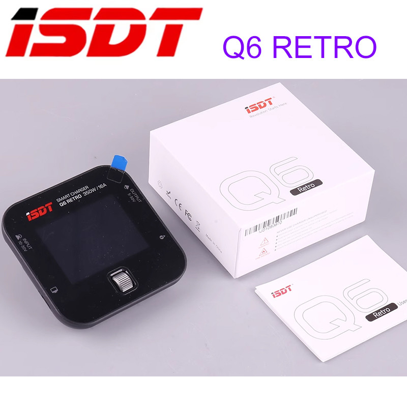 ISDT Q6 retro 350W 16A DC Lipo แบตเตอรี่ Balance Charger Discharger สําหรับ 2-6S แบตเตอรี่ดิจิตอล Li