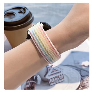 สายรัดไนลอนระบายอากาศสําหรับ Redmi Band 3 / 2 สําหรับ Xiaomi Band 9-8 Active