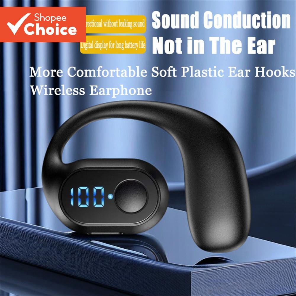 หูฟังบลูทูธไร้สาย 5.3 พร้อมไมโครโฟน สําหรับเล่นกีฬา