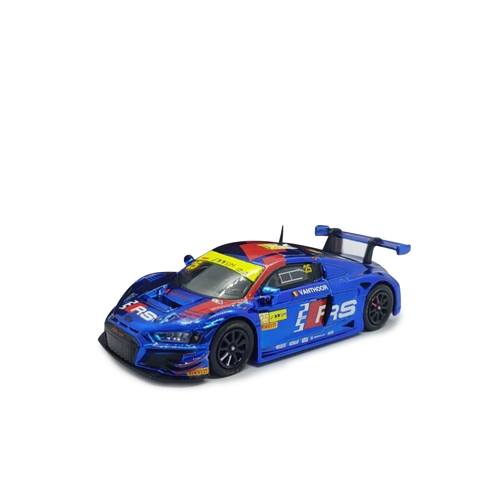 Poprace PR64-R8LMS-19MGT25 1/64 Audi R8 LMS FIA GT World Cup 2019 25 ทีม WRT แห้งเร็ว Vanthoor