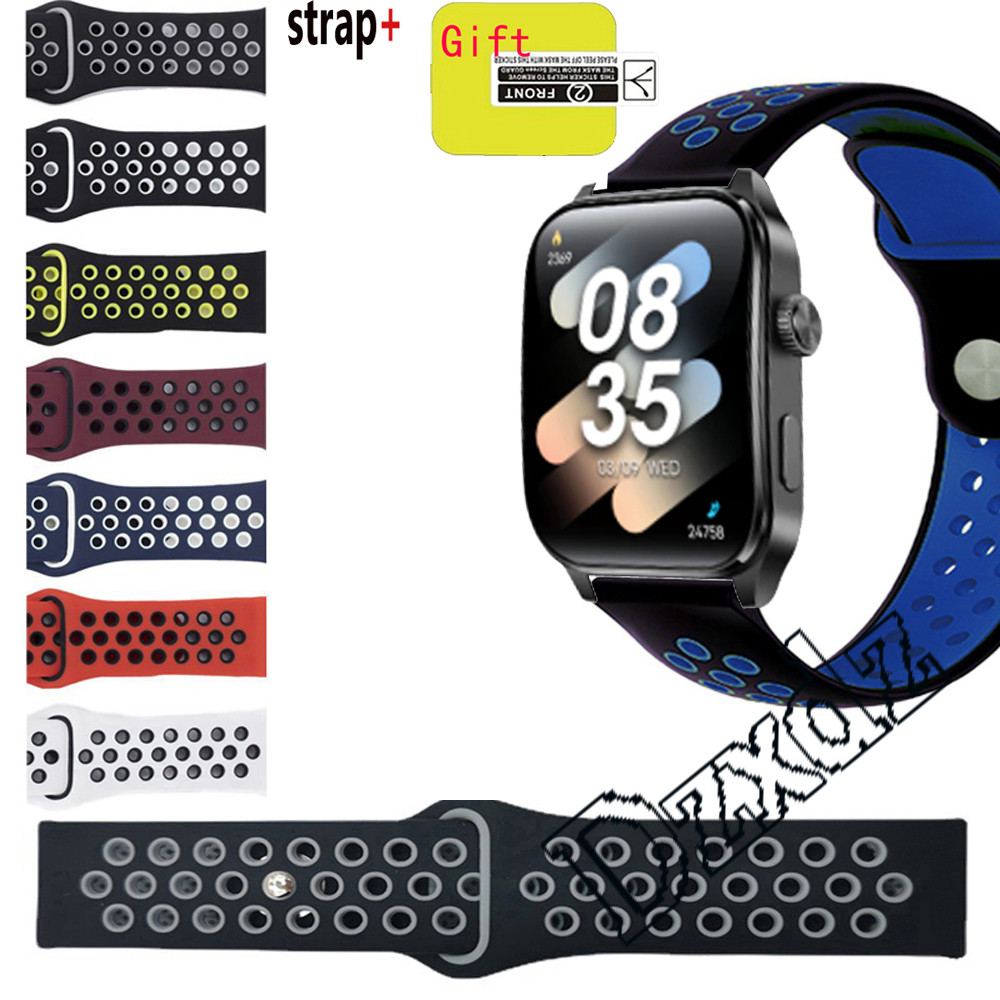 Aolon Curve 3 2 ultra Strap smartwatch สายรัดข้อมือซิลิโคนสําหรับ Aolon Curve3 ultra Screen Protecto