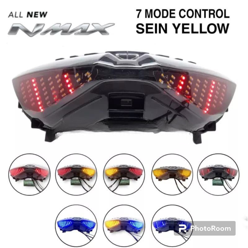 Nmax New X-CASE 7 Mode STOP Lamp PLUS SEN LED RUNNING 7 Mode Nmax ใหม่