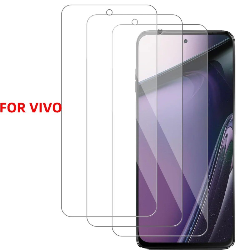 สําหรับ vivo T4x T4 T3x T3 T2x T2 4G 5G Lite อินเดีย 1-3Pcs HD กระจกนิรภัยสําหรับ vivo T1x T1 4G 5G 