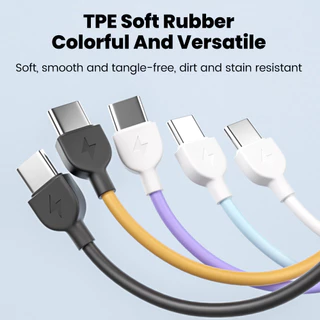 PD 20W Fast Charging ประเภท C ถึง Type C สําหรับโทรศัพท์มือถือ Power Bank 16 ซม.สั้น Key Chain PD Charger ลวด