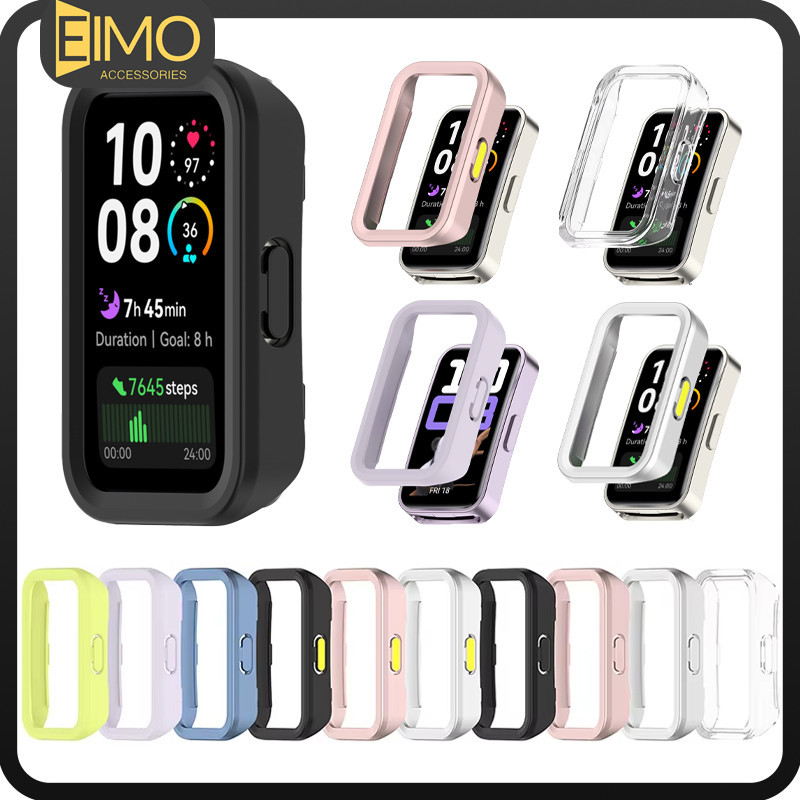 กรณีวัสดุ PC รู for สมาร์ทว็อช Huawei Band 10 9 8 กรอบป้องกันหน้าจอไม่มีฟิล์ม for Huawei Band 10 9 8 NFC
