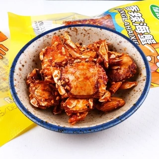 🦀ขนมปูรสเผ็ด รสเผ็ด พร้อมทาน อร่อย ปูกรอบจีน ของว่างอาหารทะเล ของว่างสบายๆ