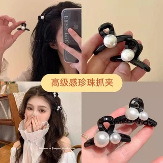 ไข่มุกเทียมขนาดเล็กคว้าคลิปสำหรับเจ้าหญิงหัวหน้าผากเรียบ พร้อมคลิปด้านข้างและผูกรองผม