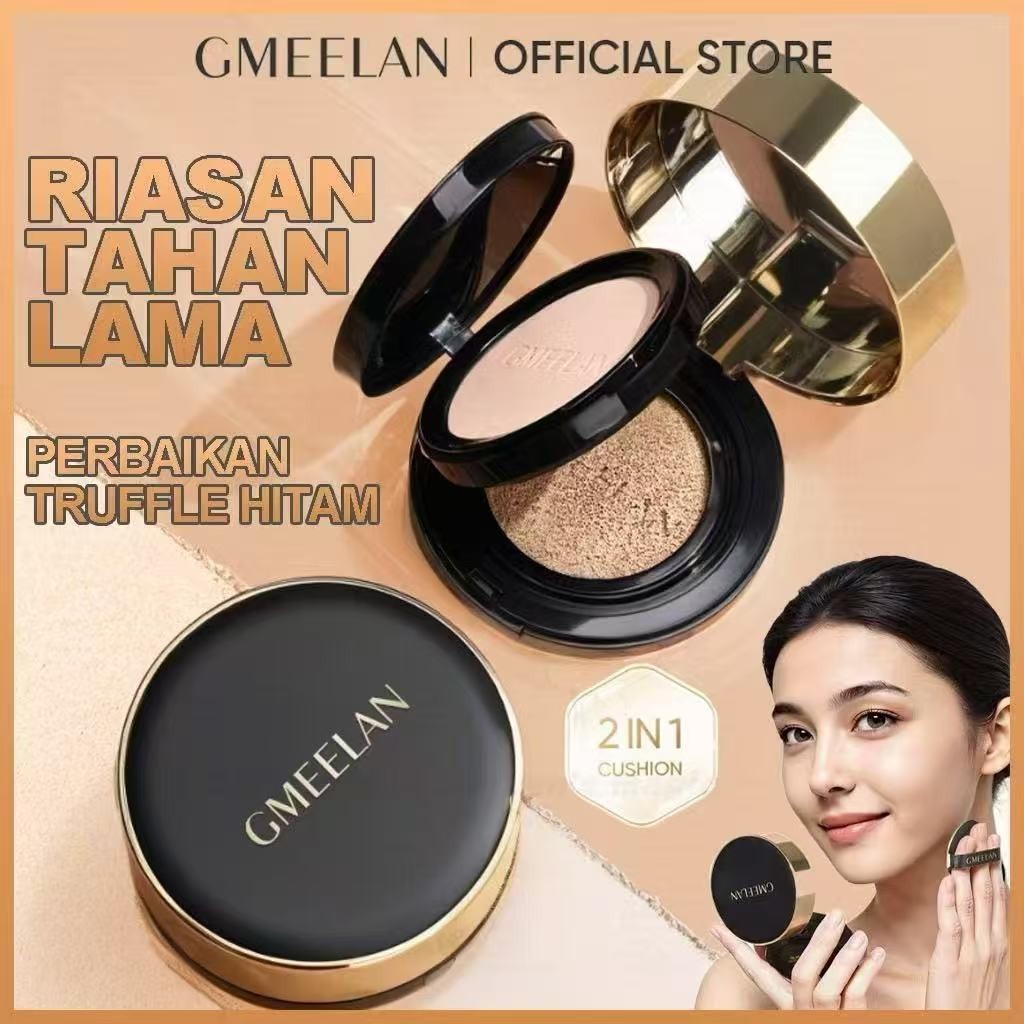 GMEELAN BLACK TRUFFLE ANTIOXIDANT CUSHIONS PLUS SERUM จีมีแลน คุชชั่นซิงค์ พีซีเอ ทรัฟเฟิลสีดำ คุชชั