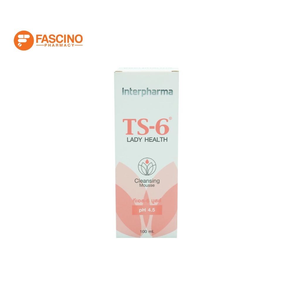 Interpharma Ts-6 Lady Health Cleansing Mousse มูสทำความสะอาดจุดซ่อนเร้น (100ml.)