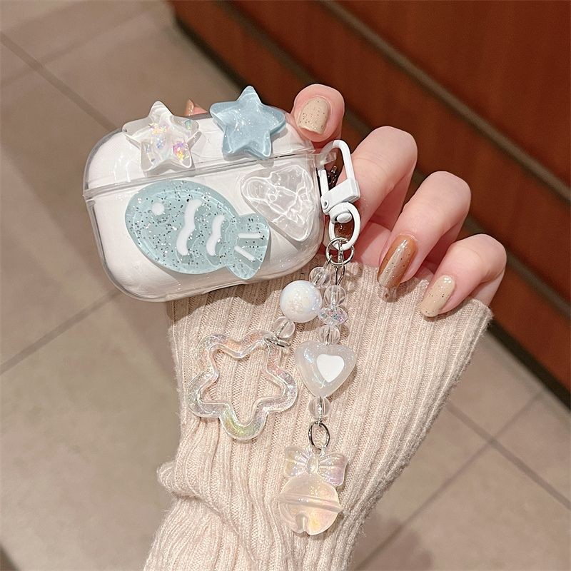 Star Fish เหมาะสําหรับ Lenovo EA230 เคสหูฟังโปร่งใส ea230x หูฟังป้องกันกรณี V ซิลิโคน Shock-proof นุ