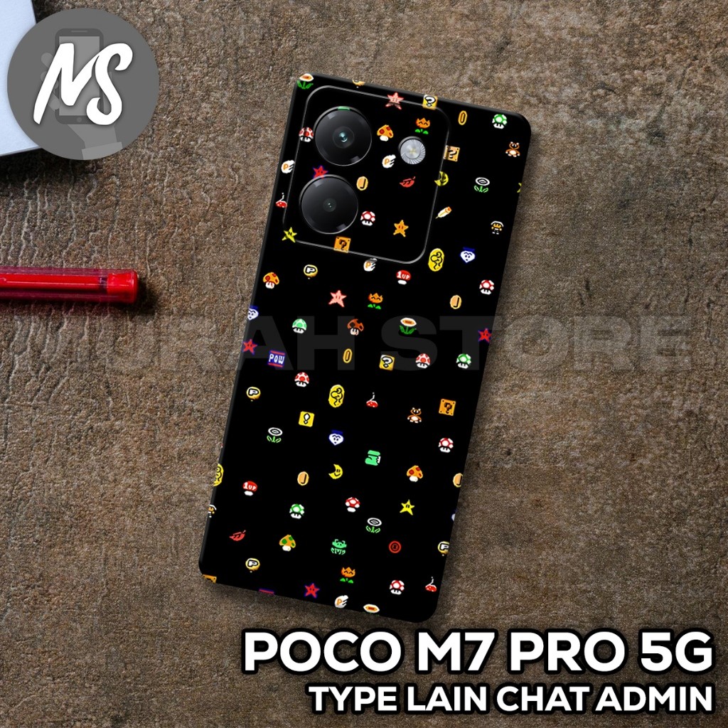 เคส POCO M7 PRO 5G [MS40 PIXEL GAME MOTIF] - [ POCO M7 PRO 5G CASE] - [เคสเด็กผู้ชาย] - [เคสเด็กผู้ห