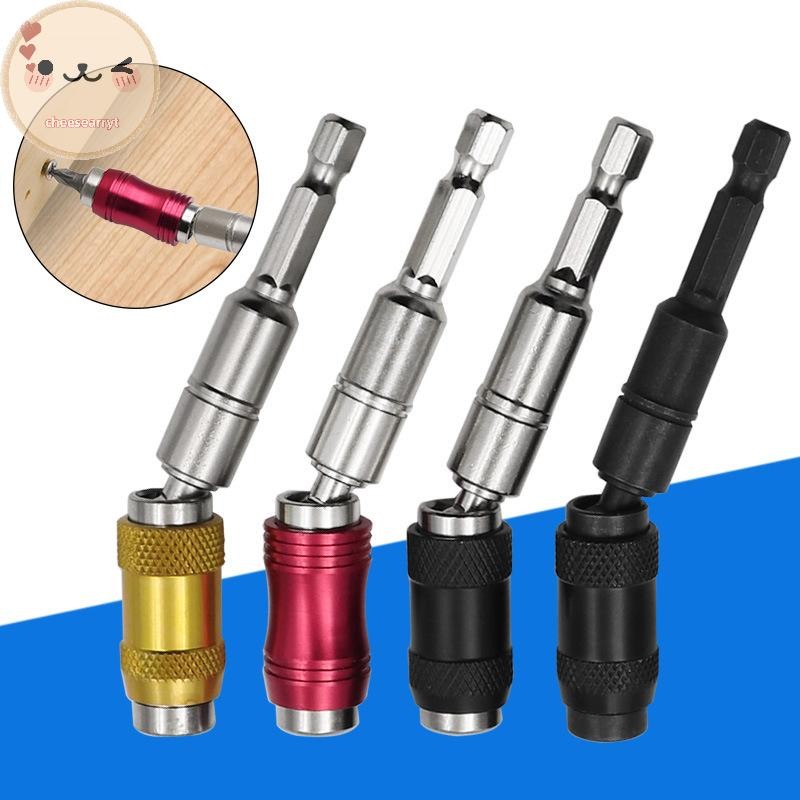 ชี 1/4 นิ้ว Hex แม่เหล็กสกรูเจาะเคล็ดลับ Quick เปลี่ยนล็อค Bit Holder เจาะสกรูเครื่องมือไดรฟ์ท่องเที่ยวเจาะ Bit Extension Rod EN