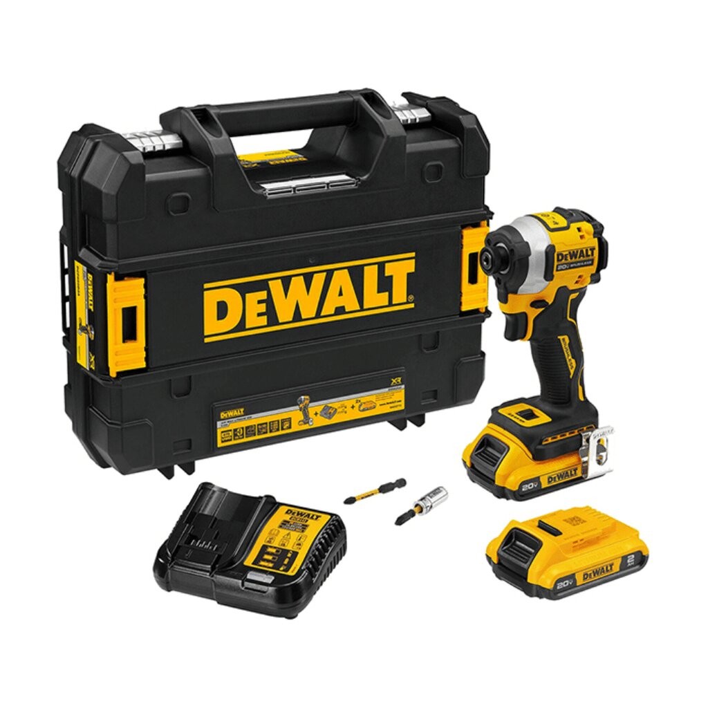 DEWALT ชุดไขควงกระแทกไร้สาย Dewalt DCF850D2A-B1