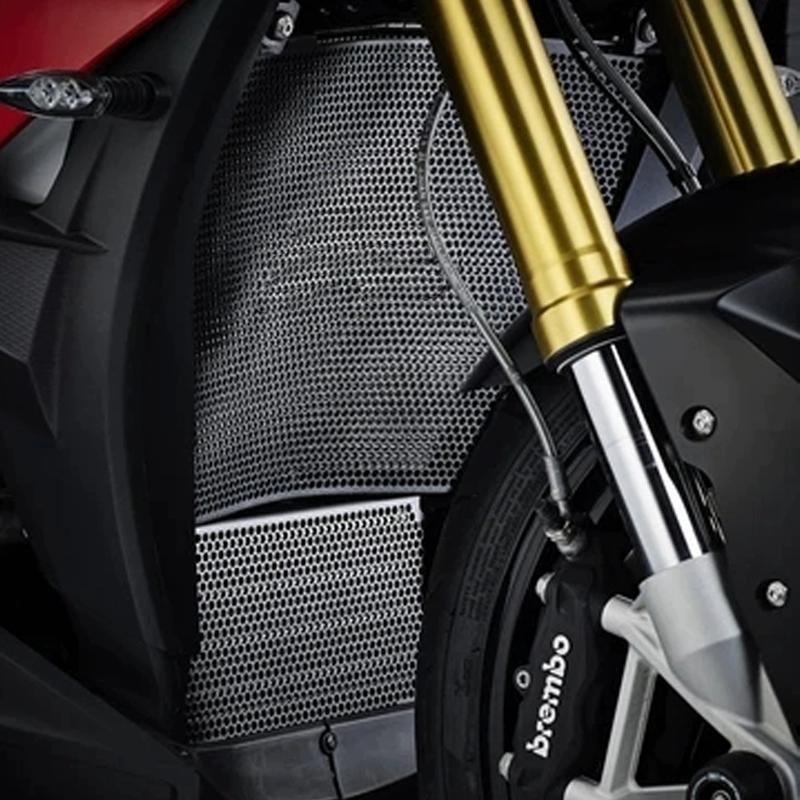 ★XM XM XM★เหมาะสําหรับ BMW S1000R S1000RR S1000XR HP4 ดัดแปลงถังน้ําสุทธิหม้อน้ําฝาครอบป้องกันอุปกรณ