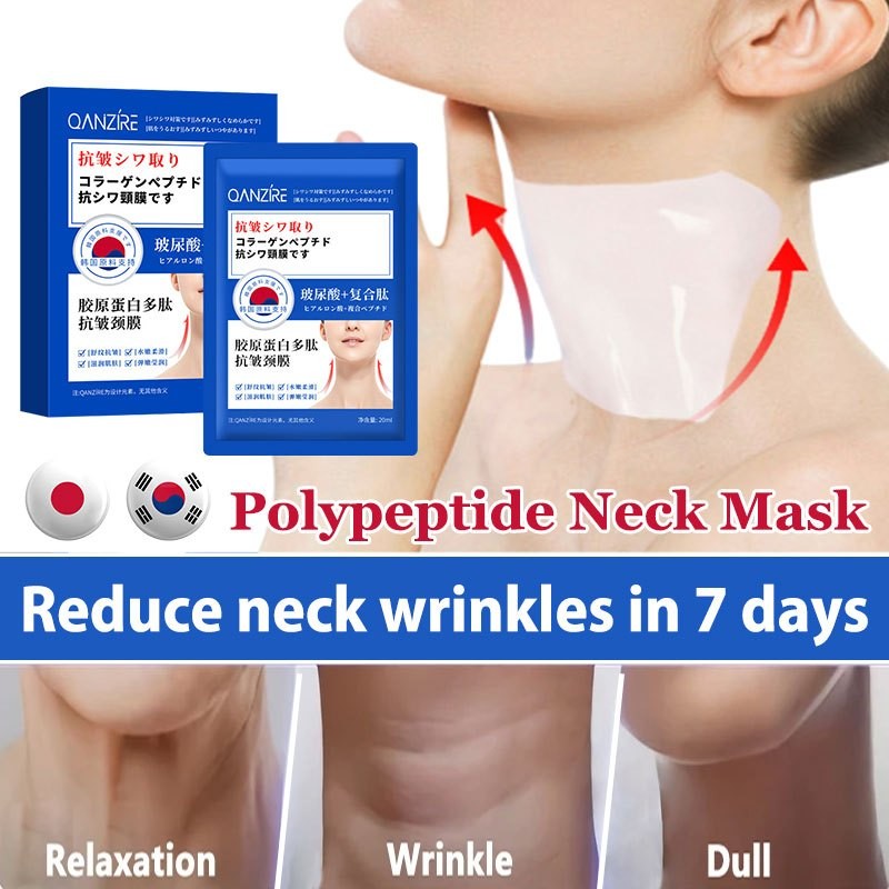 10 ชิ้น Brightening Beauty Neck Mask Firming Hydrating Neck Masks คอลลาเจนคอครีมต่อต้านริ้วรอยริ้วรอยแพทช์