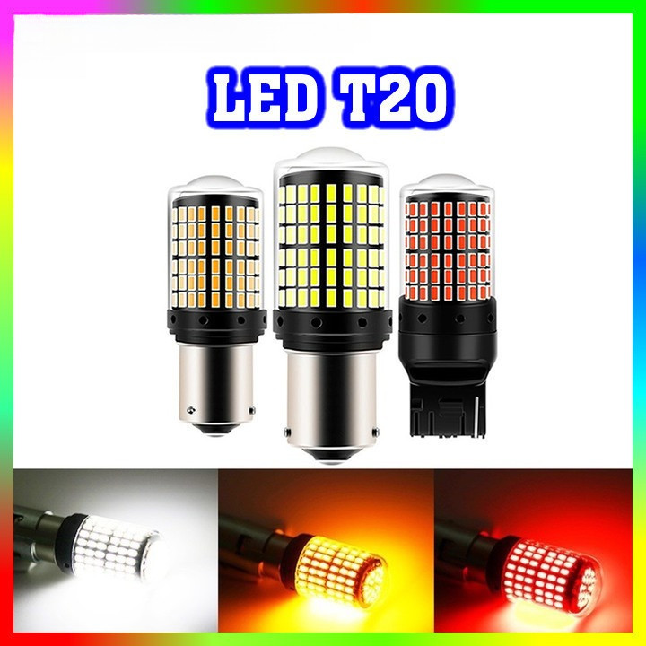 หลอดไฟไฟเลี้ยว นํา ที20 1156, 1157, 7440, 7443 144SMD