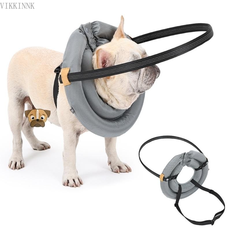 VIKK Anticollision Pet Harness Collar สําหรับสุนัขตาบอดแมวสบายสําหรับสุนัขขนาดกลางถึงขนาดใหญ่ Blind Dog กันชน Colla