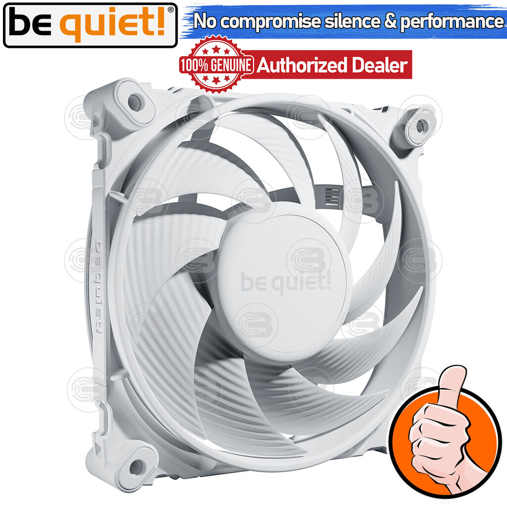 [CoolBlasterThai] Be Quiet Silent Wings 4 120 White PWM high-speed PC Fan Case (BL115) ประกัน 5 ปี