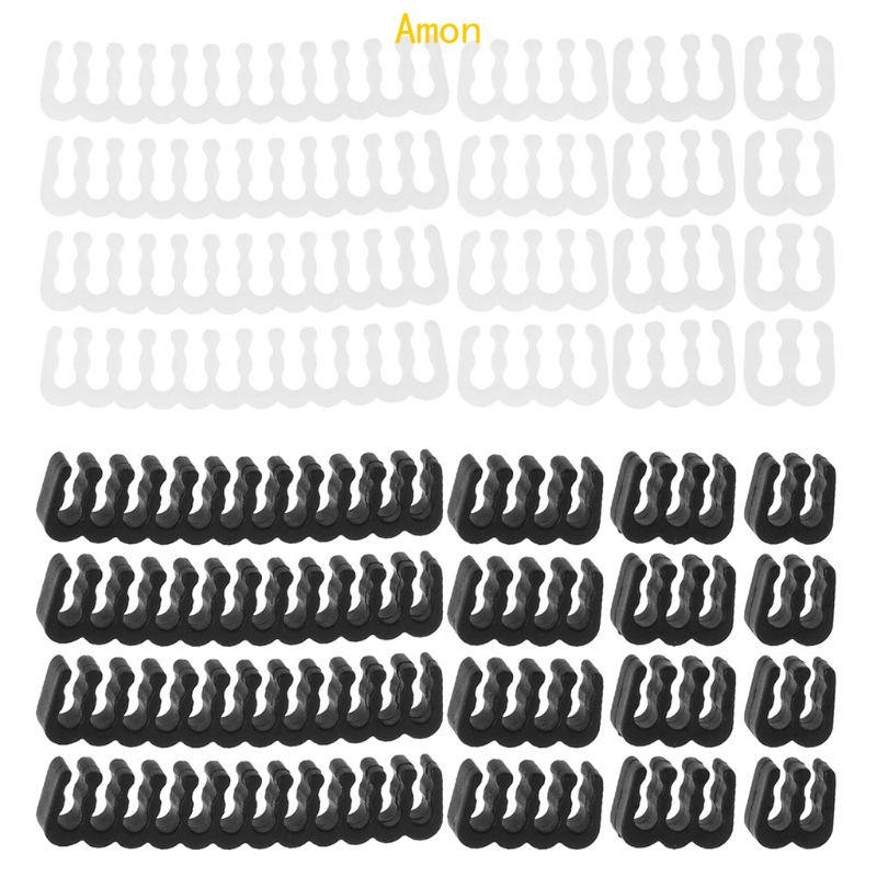Amon 16PCS PC Power Supply Connector 4 6 8 24 Pin Cables Manager สําหรับ GPU