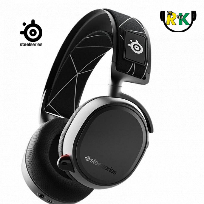 SteelSeries Arctis 9 หูฟังเกมไร้สาย  หูฟังเกมไร้สาย 2.4GHz แบบบูลูทู ธ 20 ชั่วโมงแบตเตอรี่ E-games 7
