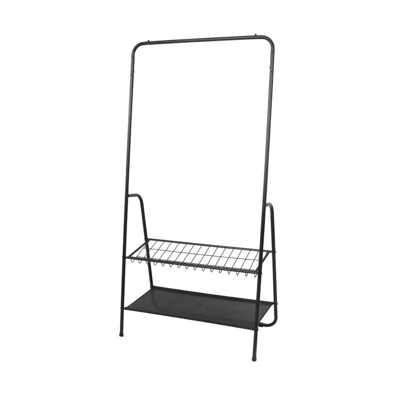 ANYHOME ราวแขวนผ้าพร้อมชั้นวาง DY148-B 80x160 CM