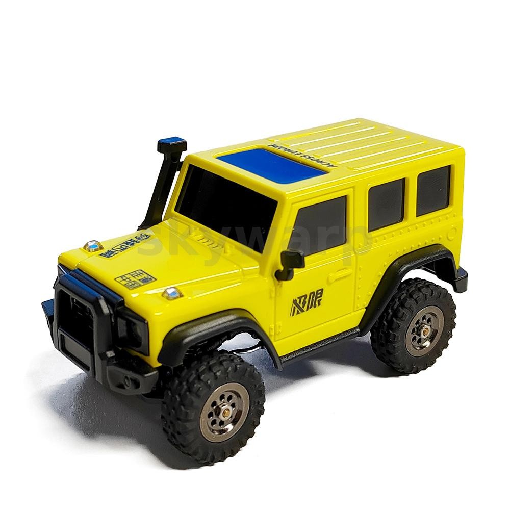 LDARC X43 1/43 2.4G 4WD RC รถ Rock Crawler Mini ปีนเขาไฟ LED รถออฟโรดรุ่นรีโมทคอนโทรลของเล่นแข่งรถ