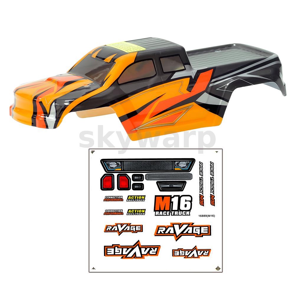 HBX Haiboxing 16889 16889A PRO 1/16 RC รถอะไหล่ Body Shell w/สติกเกอร์ยานพาหนะรุ่นอะไหล่อุปกรณ์เสริม