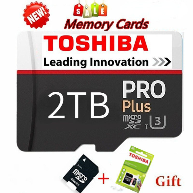 การ์ด USB32GB ความเร็วสูงของโตชิบา 64GB 128G 256GB 512GB 1TB 2TB Micro SD Micro SDHC Micro SD SDHC 1