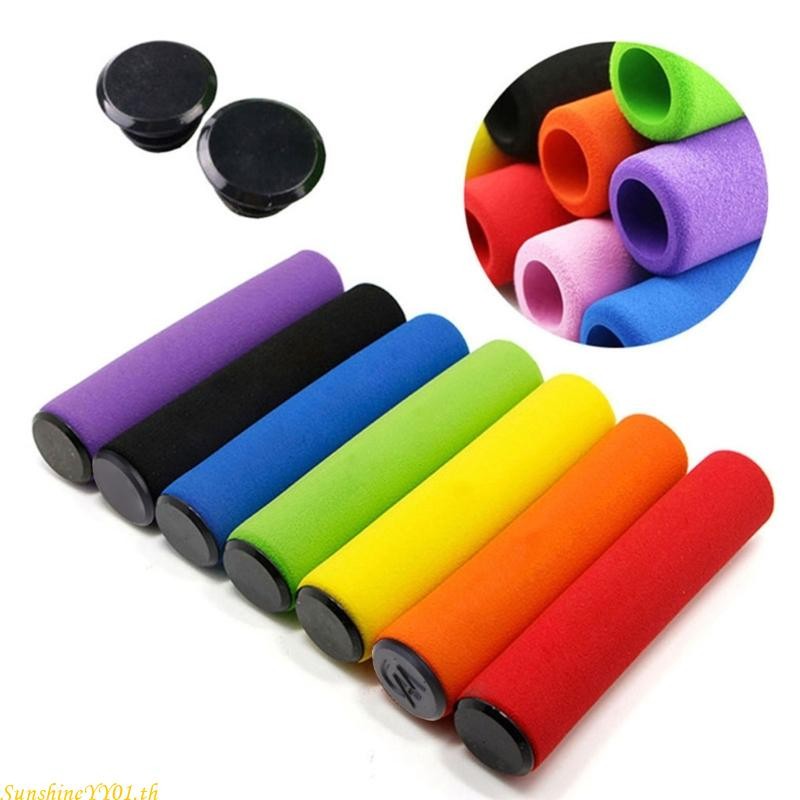 SUN 1 คู่ฟองน้ําโฟมนุ่ม bmx mtb จักรยานรอบมือจับแฮนด์บาร์ Grips