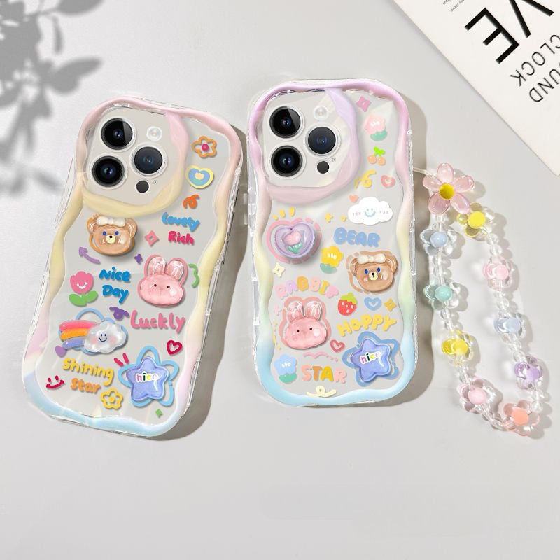 Lucy DIY🔥เคสโทรศัพท์ iPhoneที่เข้ากันได้ iPhone15 14 13 12 11promax xsmax  เคสเรียบหรู 7p 8plus เคส เคส โพสต์รูปตุ๊กตา