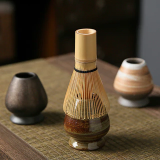 แท่นวางแปรงมัทฉะ ที่วางแปรงชงชา แท่นเสียบแปรงชงชา เซรามิค พร้อมส่ง Handmade