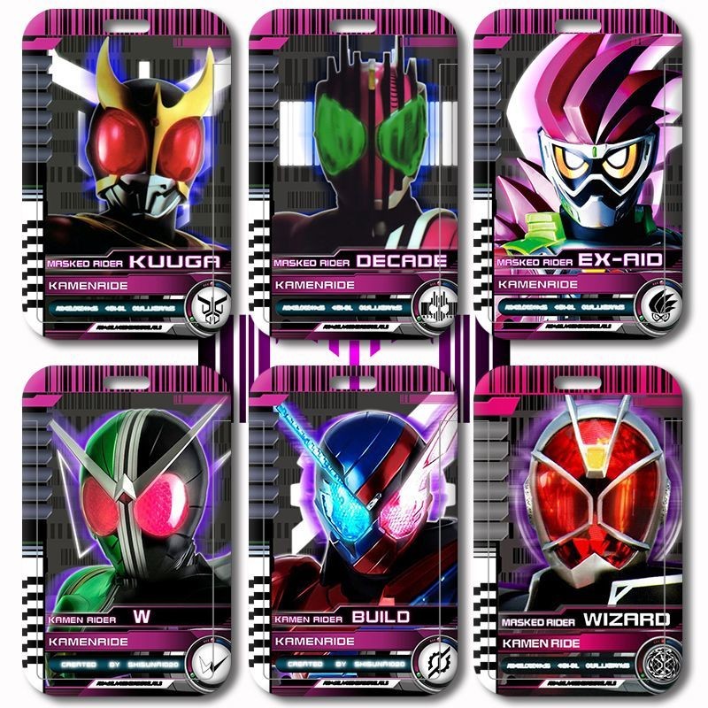 ในสต็อก ของเล่นเด็ก อนิเมะ นักรบ Emperor Rider ตกแต่งห้อง diy ที่ใส่บัตร พร้อมสายคล้องคอ