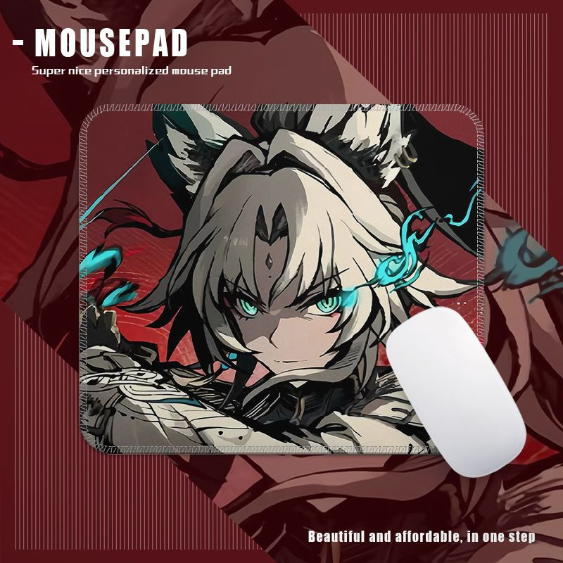 Honkai: แผ่นรองเมาส์ Star Rail Feixiao อุปกรณ์เสริมคอมพิวเตอร์ FJTPD5860 250530