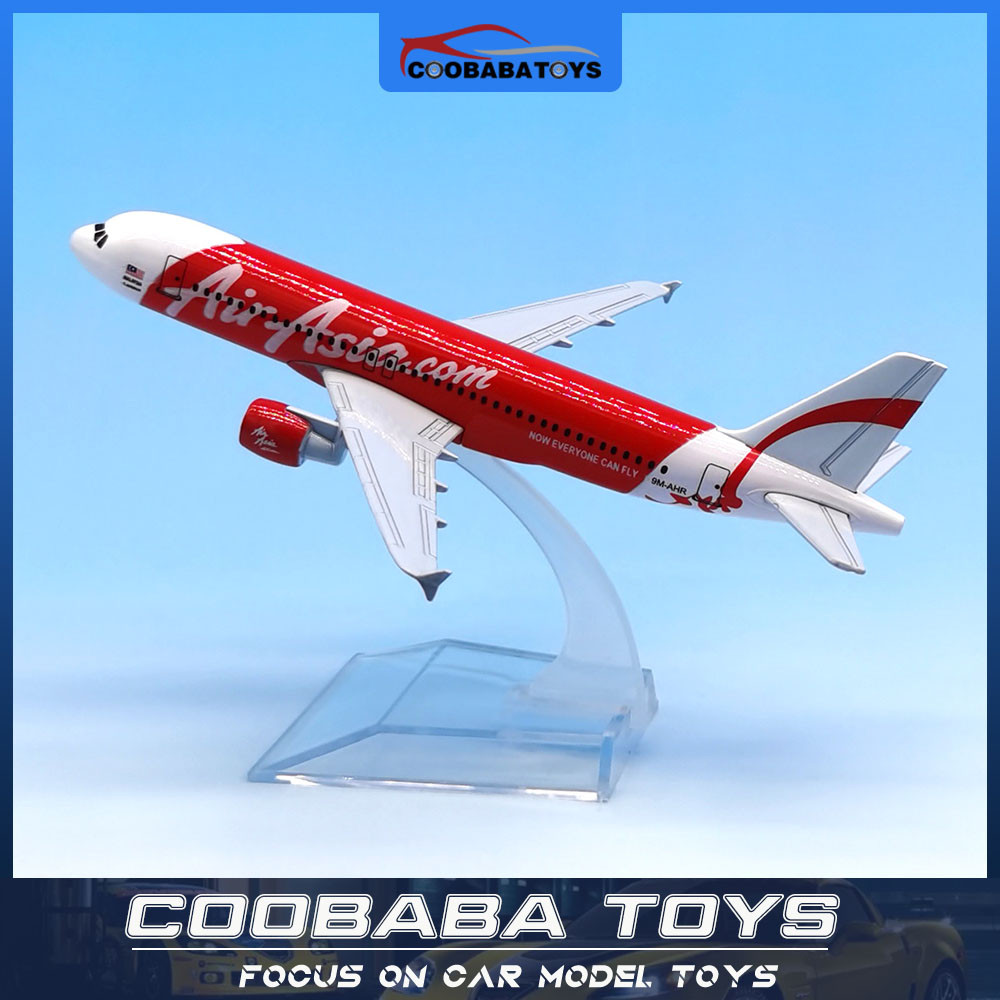 CBB 1:400 Airasia A320 เครื่องบินDiecastรุ่นของเล่นสําหรับเด็กเด็กผู้ใหญ่คอลเลกชันFast Shipping