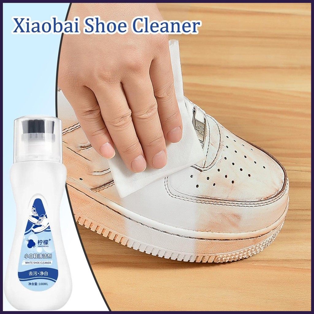 รองเท้าผ้าใบทําความสะอาดกีฬาแบบพกพามัลติฟังก์ชั่นRemoverสําหรับรองเท้าผ้าใบ3.38ออนซ์หัวแปรงทําความสะ