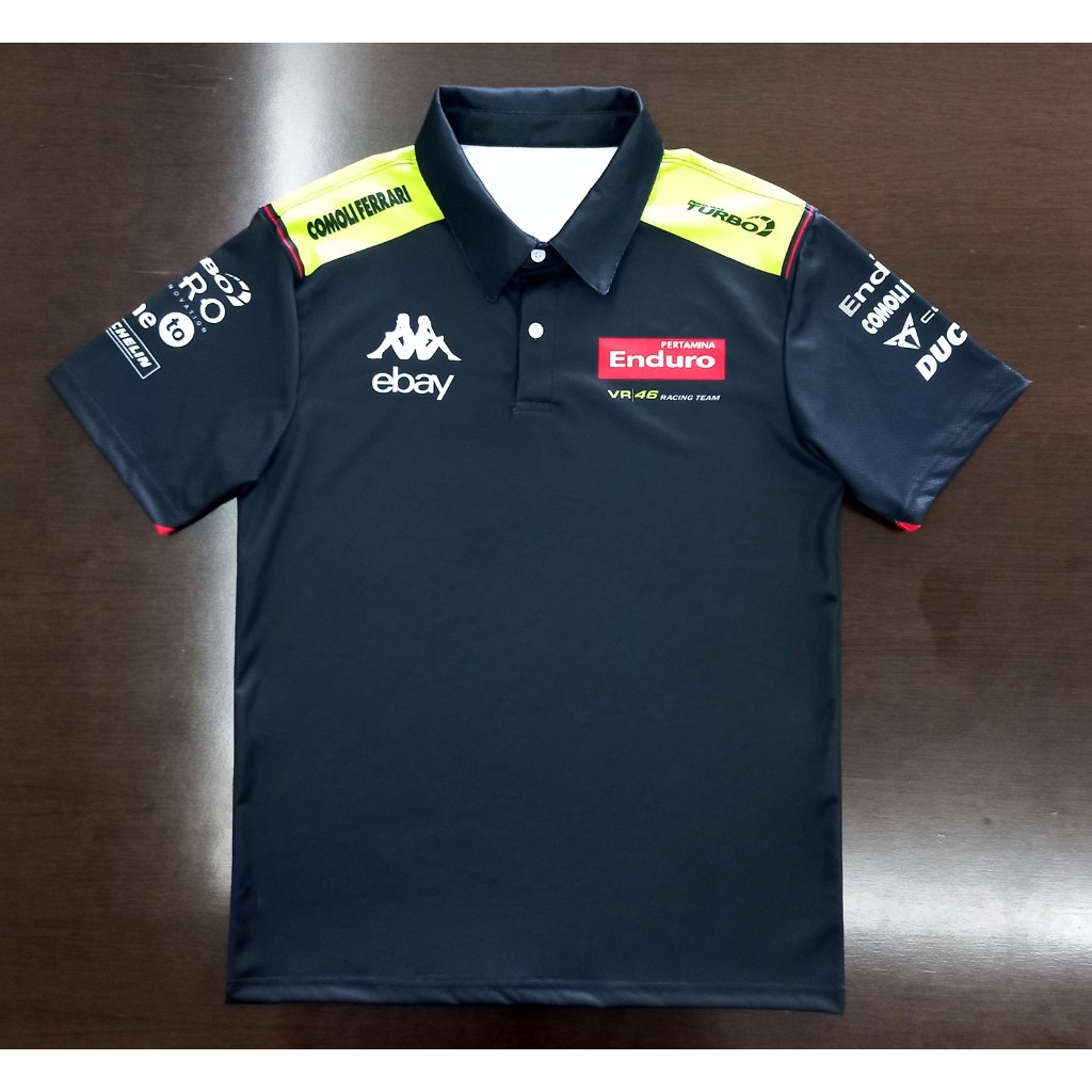 เสื้อโปโล Motogp Vr46 Racing Team Vr 46 Mg0144 พิมพ์เต็มขนาด S-5xl