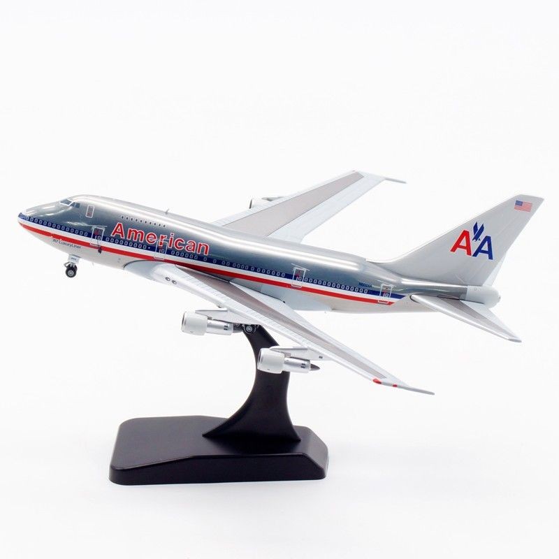 JC Wings 1: 400 เครื่องบินรุ่นโลหะผสม American Airlines โบอิ้ง B747SP N602AA ขัด