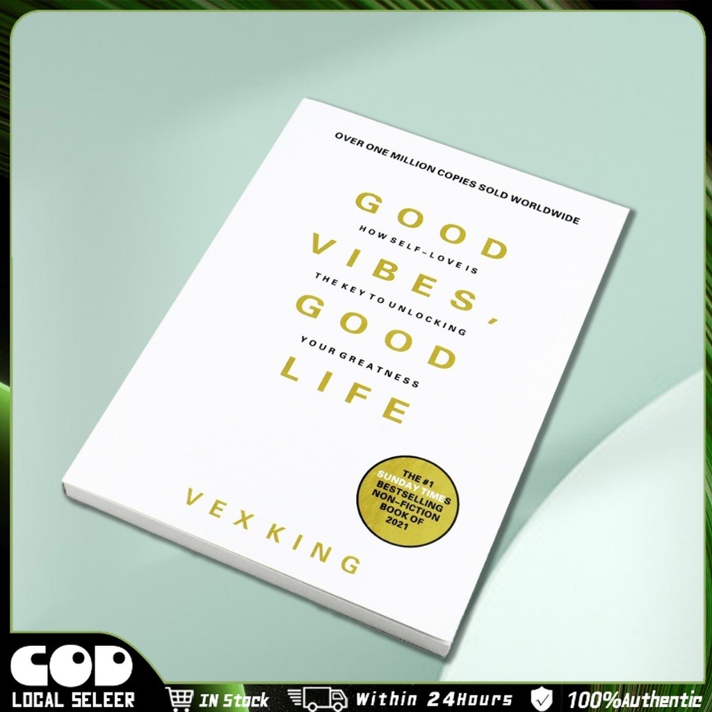 เวอร์ชันภาษาอังกฤษGood Vibes, Good LifesBy Vex King Self Help Book Vex King Book