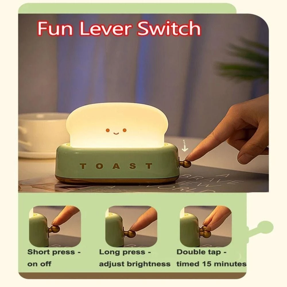 BACKSTAGEREETDV เครื่องปิ้งขนมปัง Nightlight ชาร์จ USB thumbnail 10
