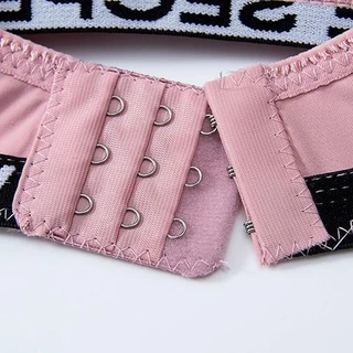 【คละสี 7 ชิ้น!!!】#399 พร้อมส่ง เสื้อใน ด้วยฟองน้ำเสื้อชั้นในไม่มีโครงขอบตัวหนังสือ size 32-38 กระดุมสามแถว ราคาส่ง
