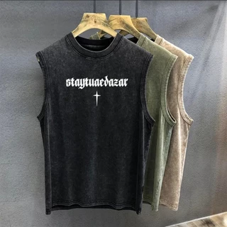 Sea.Tee [COD] เสื้อยืด แขนกุด เสื้อกล้าม"NIRVANA"oversize ผ้าCotton100% แฟชั่น แนวสตรีท เสื้อคู่รัก แขนกุด S-3xl