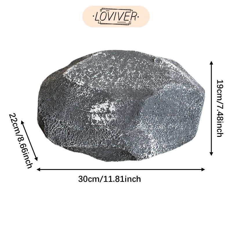 LOVIVER หินประดิษฐ์น้ําหนักเบาอเนกประสงค์สมจริงสําหรับลานล รูปที่ 4